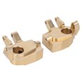 thumbnail image 1 of Nudillo De Dirección De Latón Dorado ANGGREK Para Axial Capra1.9 SCX10 1/10 RC Car 1 Par, 1 of 8