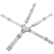 thumbnail image 1 of Correa de seguridad para bebés, arnés de seguridad de 5 puntos, cinturón de seguridad para bebés, correa de seguridad para silla alta para silla alta/cochecito Fokelyi WLJ-3258, 1 of 5