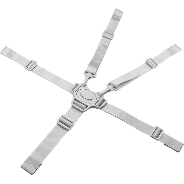 Correa de seguridad para bebés, arnés de seguridad de 5 puntos, cinturón de seguridad para bebés, correa de seguridad para silla alta para silla alta/cochecito Fokelyi WLJ-3258