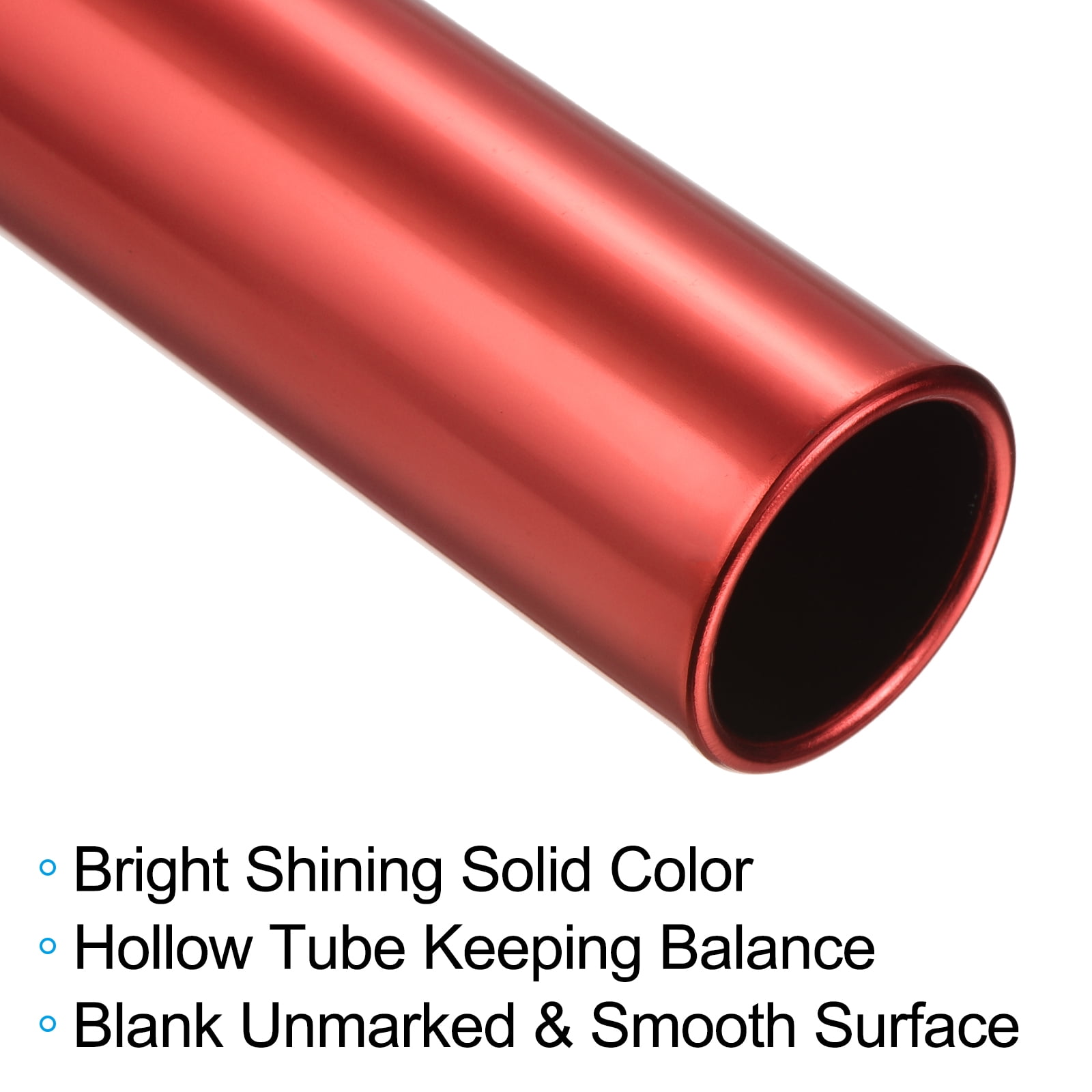 Aluminum Relay Batons, 1 Set Field Track Relay Event Baton for Race Gym Track and Field, Multicolor