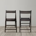 thumbnail image 3 of Casual Home Wood Indoor Folding Chair, Expresso (Set of 2), 3 of 4