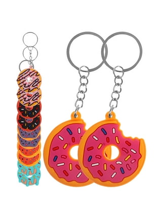 NOLITOY 20pcs Key Chain Donut Bulk Keychains Playhouse Accessories Teen  Party Favors Keychain Bulk Keychain for Kids Bulk Earrings Girl Jewelry