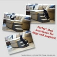 thumbnail image 5 of Majestic Pet Suede Pet Stairs 3 Steps Chocolate Machine Washable Removable Cover 18" x 16" x 15", 5 of 5