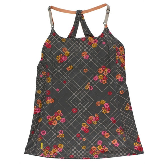 Lole Womens Lacey Tank Top Grey Xs, Color: Grey/Multi Color