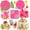 Flower Silicone Mold, Pink, variant on Halloween Fondant Molds, 6Pcs Skull Skeleton Hands Cake Fondant Mold | Halloween Chocolate Fondant Mold for Cake Pop Cupcake Topper Edible Cake Decorating Day of the Dead Spooky Party DIY Craft