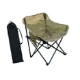 thumbnail image 3 of Silla de campamento silla plegable muebles de exterior estables de servicio pesado para adultos con bolsa de almacenamiento para el césped BBQ Patio Caqui, 3 of 8