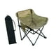 thumbnail image 3 of Silla de campamento silla plegable muebles de exterior transpirables estables con bolsa de almacenamiento para adultos para viajes mochilero de jardín Caqui, 3 of 8