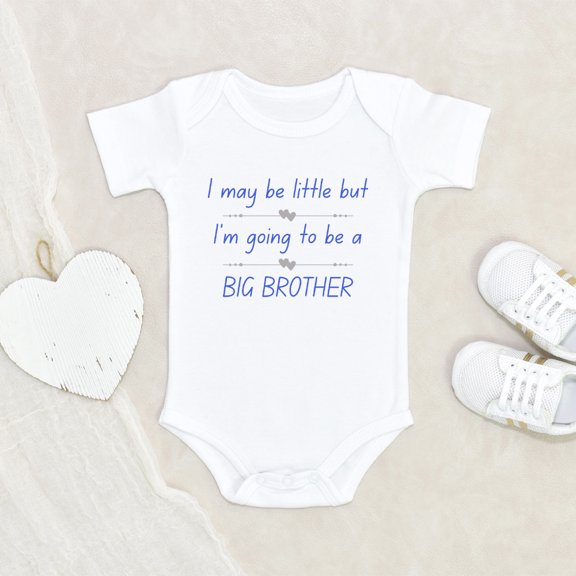 Newborn Baby Clothes - I'm Little But I'm Going To Become A Biggest Brother Clothes - Sibling Baby Clothes