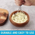 thumbnail image 3 of Mash Potato Masher Stainless Steel, Mashed Potatoes Masher Kitchen Tool, Not Easy To Bent Easy To Use Sturdy Construction, Potatoe Masher Hand, Avocado Masher, Bean Smashers, Potatoe Mashers, 3 of 4