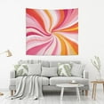 thumbnail image 2 of Yayeee Tapestry Wall Hanging for Bedroom 80" x 60" Living Room Home Wall Art Decor, Swirling Lines, 2 of 7