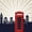 Beige, variant on Manfei London City Silhouette Kitchen Curtains,Red Telephone Booth Black Out Curtains Pack of 2 (42x63 Each),Beige