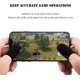 thumbnail image 2 of Juegos de fundas para dedos de controlador de juego móvil [paquete de 6], antisudor, juego de dedos de palancas de mando de tiro sensible para cuchillos fuera/reglas de supervivencia-negro brillar Juguete, 2 of 4