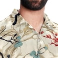 thumbnail image 5 of Tree Men's Short Sleeve Poplin Beach Shirts, Casual Printed Button Down Summer Hawaiian Shirt - Unisex, 5 of 6