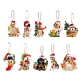 thumbnail image 1 of Dog Christmas Tree Ornament Xmas Decorations Funny Dog Christmas Tree Ornament Dog Lovers Gift Dog Hanging Decoration Assorted Dog Holiday Christmas Tree Ornament For Christmas, 1 of 9
