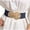 Navy, variant on Wancir Women Wide Stretchy Waist Belt with Round Buckle Retro Cinch Elastic Waistband for Ladies Dress Decoration