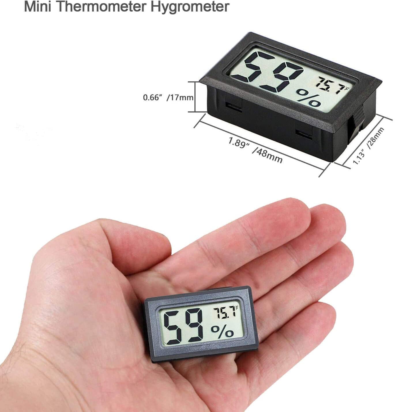 Kitcheniva Mini Digital Thermometer Hygrometer, 2 pcs - Fred Meyer