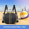 thumbnail image 1 of Bolsas De Baloncesto Bolsa de baloncesto de malla bolsa de baloncesto portátil para deportes al aire libre (negro), 1 of 5