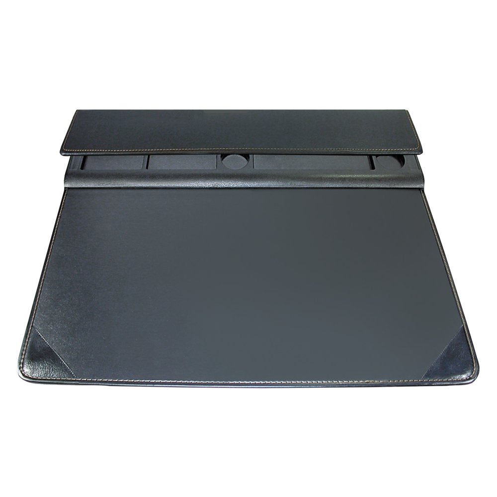 17" x 22" Executive Desktop Organizer Desk Pad, Black
