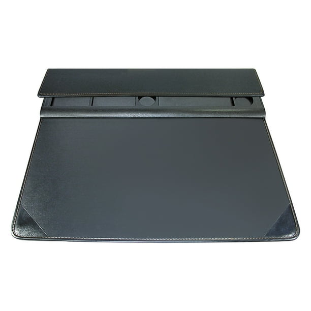 17" x 22" Executive Desktop Organizer Desk Pad, Black