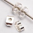 thumbnail image 2 of 25Pairs PLATED BUTTERFLY EAR Findings Backs Ear Stopper, 2 of 6