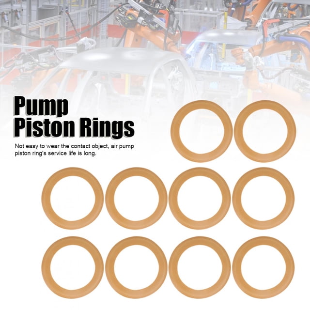 Pump Piston Rings, Durability Wear Resistance Rubber Piston , for Pneumatic Equipment Air Compressor 550W Pneumatic Components