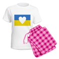 thumbnail image 5 of CafePress - Ukraine Heart Pajamas - Women's Short Sleeve Print T-Shirt and Pants Light Cotton Pajama Set, 5 of 7