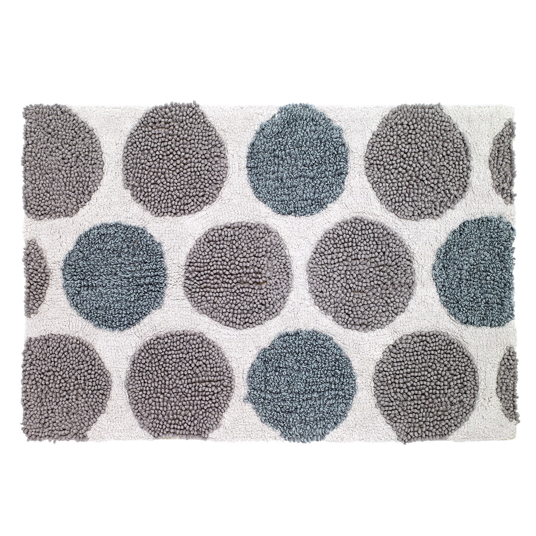 Dotted Circles Rug White