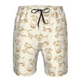 thumbnail image 3 of Rocae Funny Pigs for Men's Beach Shorts Casual Elastic Waist Drawstring Summer Beach Shorts,S-3XL-Small, 3 of 6
