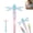Blue, variant on Gleaming Wings Dragonfly Pen with Moving Wings, Cute Adult Novelty Click Pen, Translucent Barrel Ballpoint for Journaling, Office & Desk (Teal)