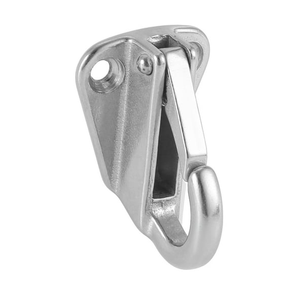 Marine Boat Hooks Stainless Steel Spring Snap Type Fending Hook Hanger 1 Pcs