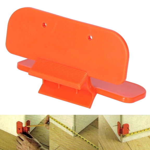LYUMO Bullnose Trim Gauge for Floor Installation Flush Trim Jig Corner Trimmer Woodworking Tools