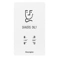 thumbnail image 1 of Shaver Socket compatible Bathroom, Hotel & Home Use - Crystal Glass Electrical Outlet Cover_Perfect Gift, 1 of 3