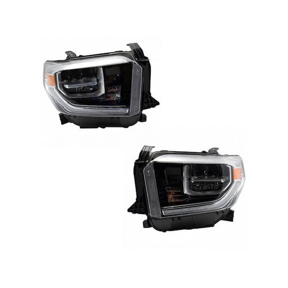 Headlight Assembly Set 2 Piece - Compatible with 2018 - 2020 Toyota Tundra 2019