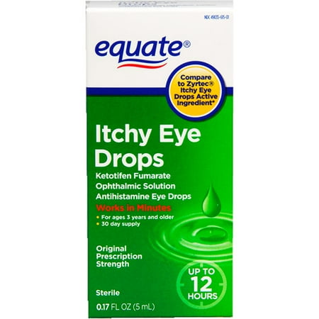 Equate Itchy Eye Drops, .17 fl oz