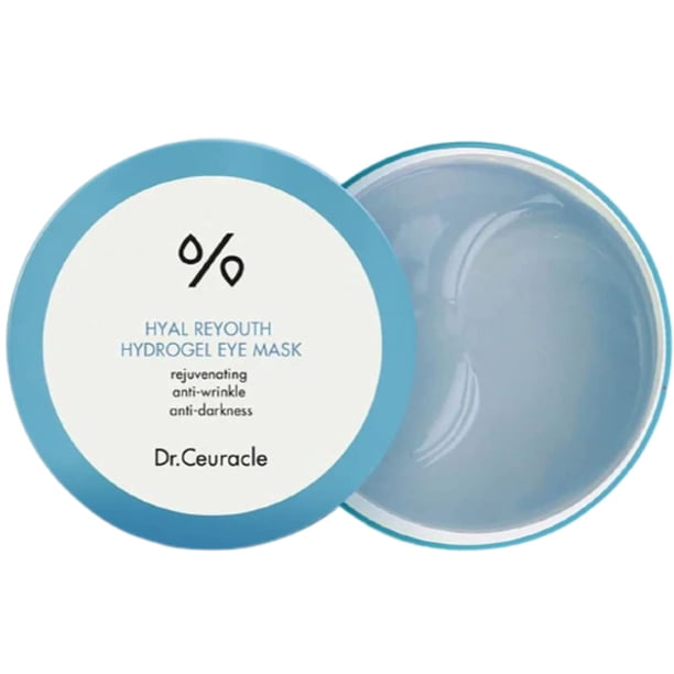 Dr. Ceuracle 60 almohadillas Hyal Reyouth Hydrogel Eye Mask 90 g Mascarilla hidratante iluminadora para dormir con ácido hialurónico? Tratamiento de gel reafirmante para ojos? Parches antienvejecimien