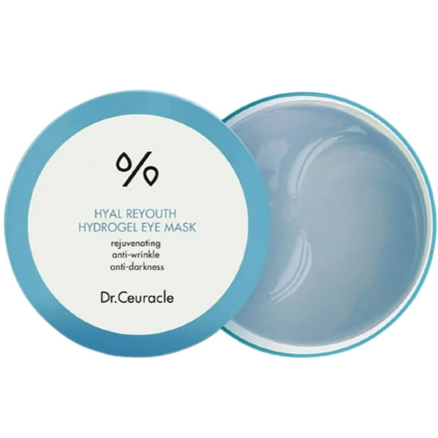Dr. Ceuracle 60 almohadillas Hyal Reyouth Hydrogel Eye Mask 90 g Mascarilla hidratante iluminadora para dormir con ácido hialurónico? Tratamiento de gel reafirmante para ojos? Parches antienvejecimien