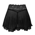 thumbnail image 5 of Gibobby Lenceria mujer sexy Cuello en V Corto Trabajo Chiristmas Uniforme Manga Fashiong Tops Tops Vestidos exóticos casuales de las mujeres(Negro XL), 5 of 5
