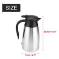 thumbnail image 2 of Electric In car Kettle, 1000ML 12V/24V Stainless Steel Electric in car Kettle Travel Thermoses Heating Water Bottle Portable Water Heater for Tea Coffee, 2 of 9