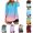Army Green, variant on Button Down Blouses for Women 3/4 Sleeve Shirts Trendy Tie Dye Printing Tunic Tops Lightweight Cotton Linen Blouse Notched V Neck Shirt