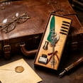 thumbnail image 6 of Steampunk Style Quill Pen Writing Set with Ink and Replacement Pen, Vintage Calligraphy Pen Gift for Journaling and Letter Writing, Decorative Desk Accessory for Writing Enthusiasts, 6 of 6