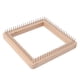 thumbnail image 1 of Tablero de tejer de madera, Mini herramienta de tejer cuadrada, tablero de clavija de tejido, Mini tablero de tejer, funcionamiento suave, 1 of 8