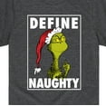 thumbnail image 3 of Dr. Seuss - The Grinch Define Naughty - Toddler And Youth Short Sleeve Graphic T-Shirt, 3 of 5