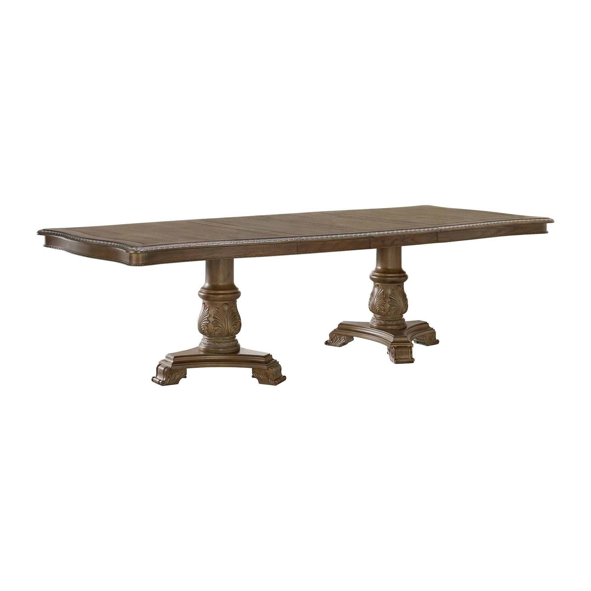 Picket House Furnishings Denali Rectangular Dining Table with 2 Leaves in Walnut