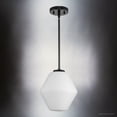 thumbnail image 4 of Luxury Mid Century Modern Pendant, Matte Black, UHP4524, 4 of 5