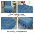 thumbnail image 4 of sruoe Dining Chair Covers, Chair Slipcovers Seat Protector, Removable Washable Seat Cover, Stretch Soft Dining Chair Slipcover for Living Room, Kitchen Banquet, 4 of 5