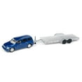 thumbnail image 2 of 2006 Chevrolet HHR Daytona Blue w/ Chrome Open Car Trailer Ltd Ed 3604 pcs 1/64 Diecast Model Car by Johnny Lightning, 2 of 2
