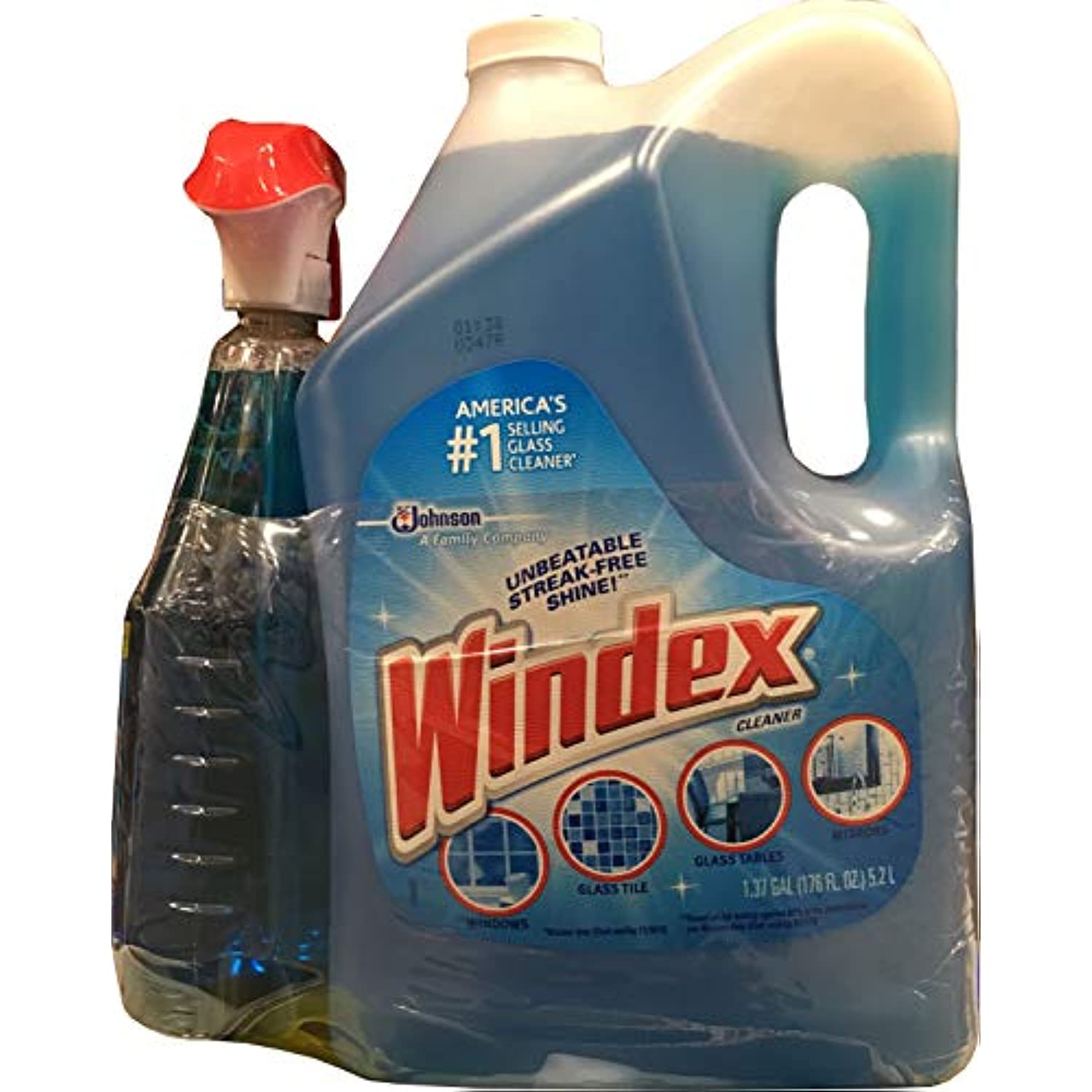 Windex Original Glass Cleaner 32 Oz /176 Floz Net 208 Fl Oz, 208 Fl. Oz