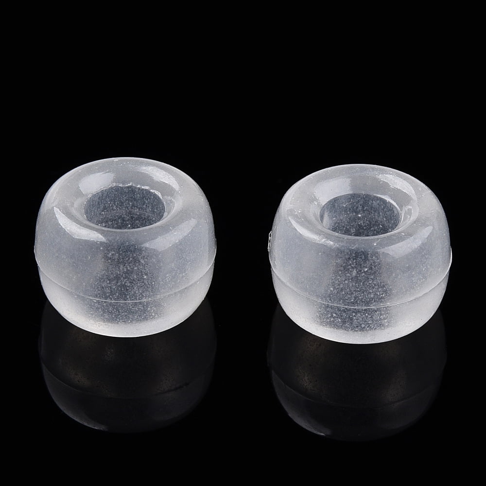 Transparent & Luminous Plastic Beads Frosted Crow Beads Pony Beads Glow in the Dark Barrel White 9x6mm Hole: 3.8mm about 1900pcs/500g