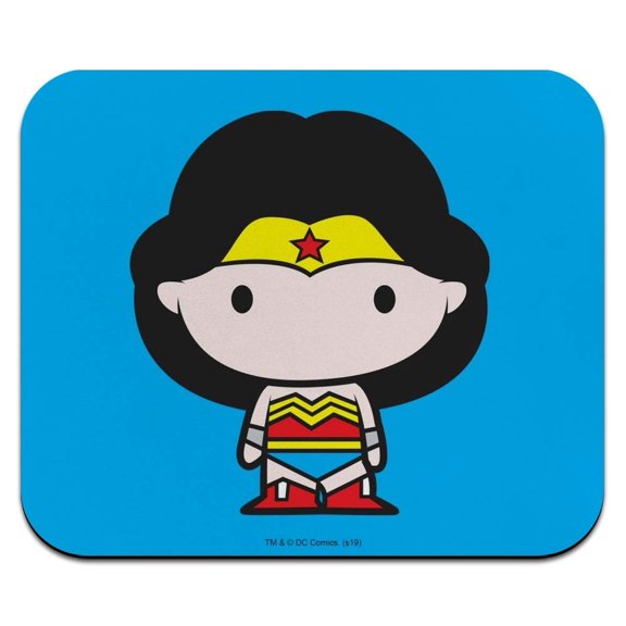 Wonder Woman Cute Chibi Character Low Profile Thin Mouse Pad Mousepad