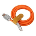 thumbnail image 4 of USB C Fast Charging Cable, Multifunction Thickened One Piece Interface 66W  Type C Charging Cord  For Camera For Mobile Phone Black,White,Yellow,Orange,Blue, 4 of 8